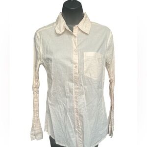 FOREVER 21 Women’s Classic Lightweight Button-Up Shirt in Pastel Pink NWOT